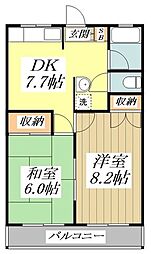 間取図画像 2DK