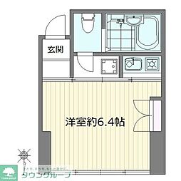 Pastorale ワンルームの間取図画像