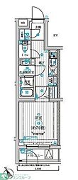 調布市上石原1丁目マンション 1Kの間取図画像