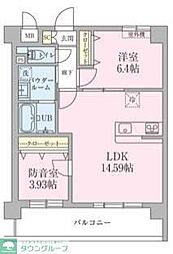 Lacasadolce 1LDKの間取図画像