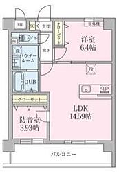 Lacasadolce 1LDKの間取図画像