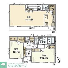 物件の間取り