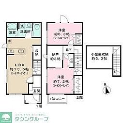 cielgrace 2SLDKの間取図画像