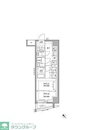 RELUXIA国分寺 2Kの間取図画像