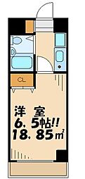 ガラ・シティ高井戸 1Kの間取図画像