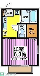 メゾンフォーチュン 1Kの間取図画像
