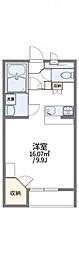 レオパレスメルベーユ 1Kの間取図画像