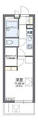 レオパレス稲毛海岸 1Kの間取図画像