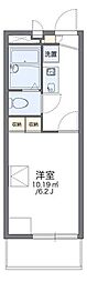 レオパレスポプラ 1Kの間取図画像