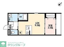 セレニテ ヴェール 1LDKの間取図画像
