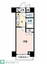 IMPROVE西船橋 1Kの間取図画像
