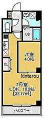 DEARCOURTINAGE 1LDKの間取図画像