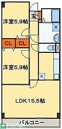 グランシャリオ 1SLDKの間取図画像