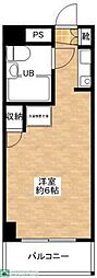 トーシンコーポ栄 ワンルームの間取図画像