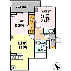 物件の間取り