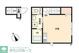 ベレガンス船橋V ワンルームの間取図画像