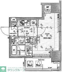 ヴェルステージ池袋 9階1Kの間取り