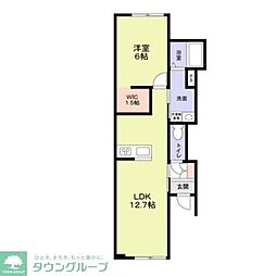 （仮称）豊島区高松3丁目計画 1階1LDKの間取り