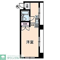 ダイヤモンドレジデンス南大塚 3階ワンルームの間取り