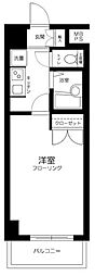 クレアシオン南大塚 1Kの間取図画像