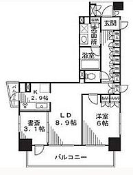 エクセレンシア駒込 1LDKの間取図画像