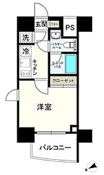 スカイコート池袋西壱番館 1Kの間取図画像