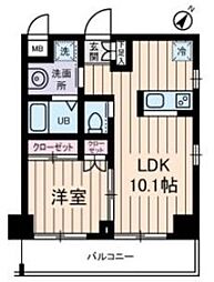 プレデパルク3 1LDKの間取図画像