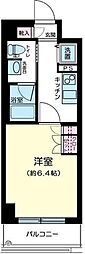AXAS板橋本町 1Kの間取図画像
