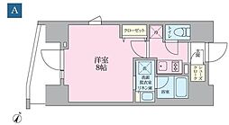 ルネサンスコート本蓮沼 1Kの間取図画像
