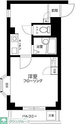 ジュネス33 1Kの間取図画像