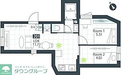 物件の間取り