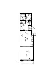 GRANPASEO文京小日向 1LDKの間取図画像