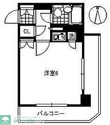 ライオンズマンション中村橋第3 ワンルームの間取図画像
