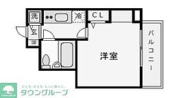シンシア本郷東大前 1Kの間取図画像