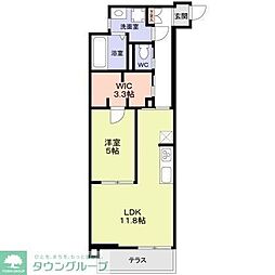 (仮称)練馬区早宮2丁目計画 1LDKの間取図画像