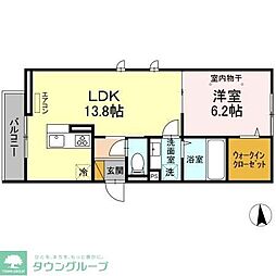 レインパレスSP 3階1LDKの間取り