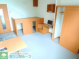 レオパレスルーチェII 2階1Kのリビング/ダイニング