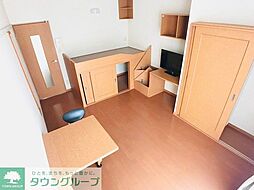 レオパレス2004 1階1Kのリビング/ダイニング