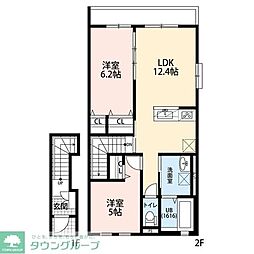 セルティスII 2LDKの間取図画像