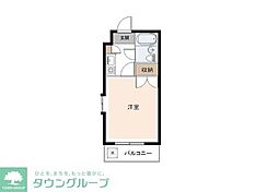 ロイヤルシティー壱番館 ワンルームの間取図画像