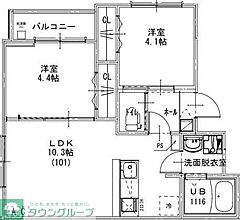物件の間取り