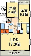 物件の間取り