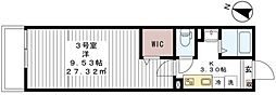 AJ新鎌ヶ谷2 1Kの間取図画像