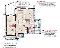 ForestGrandeI フォレストグランデワン 3LDKの間取図画像