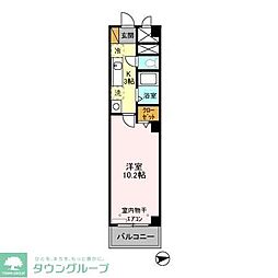 増田ビルエスペランサ・M 1Kの間取図画像