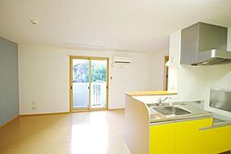 小田急小田原線 読売ランド前駅 徒歩8分の賃貸アパート 1階1LDKのリビング/ダイニング