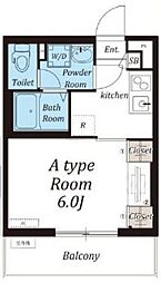 リブリ・カーサ本町西 1階1Kの間取り