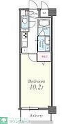 ラ・メゾン　イグレック 6階1Kの間取り