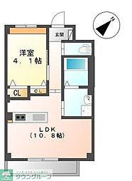 STELLA KOUSEI（ステーラ　コーセイ） 3階1LDKの間取り