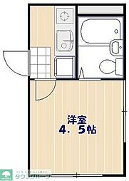 ＤＲホームズ川口元郷2 3階1Kの間取り